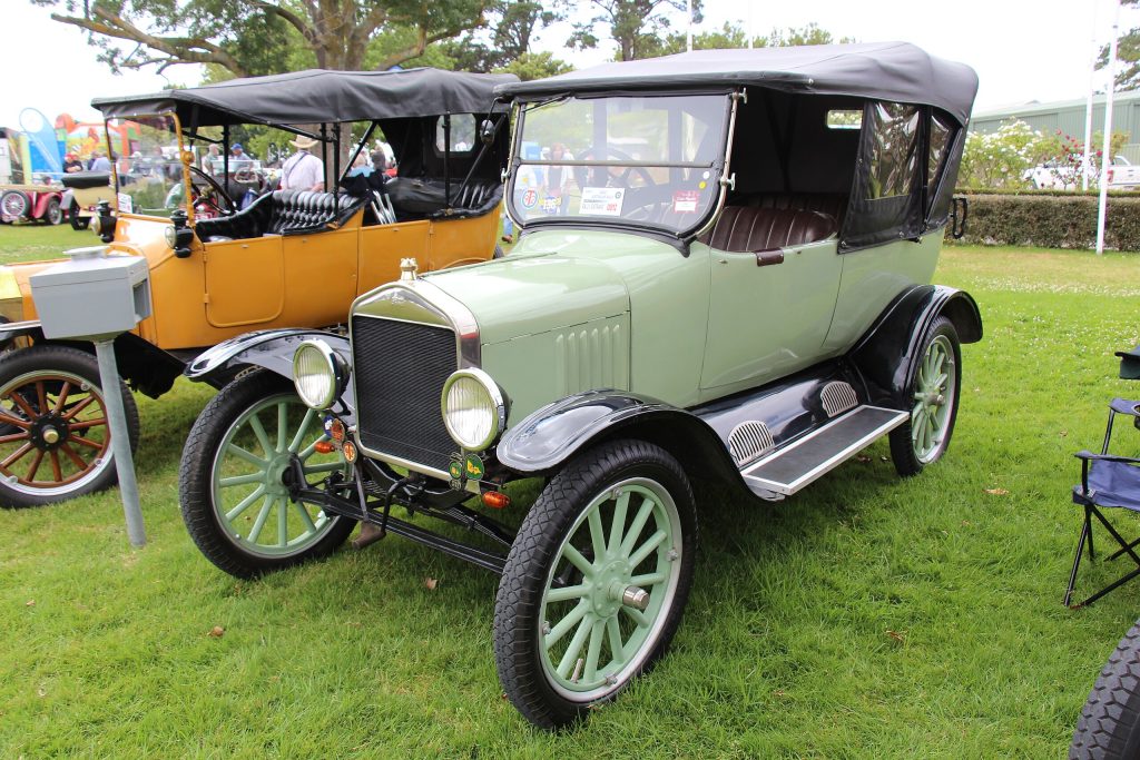 The Model T Ford was built from 1908-1927. The Ford Motor Company was established in 1903, a few models were built before the Model T, but the T was the first mass produced car. Henry Ford wanted to keep the price low as possible so every middle class American could afford one, so to increase efficiency, he was the first to use assembly line production. 