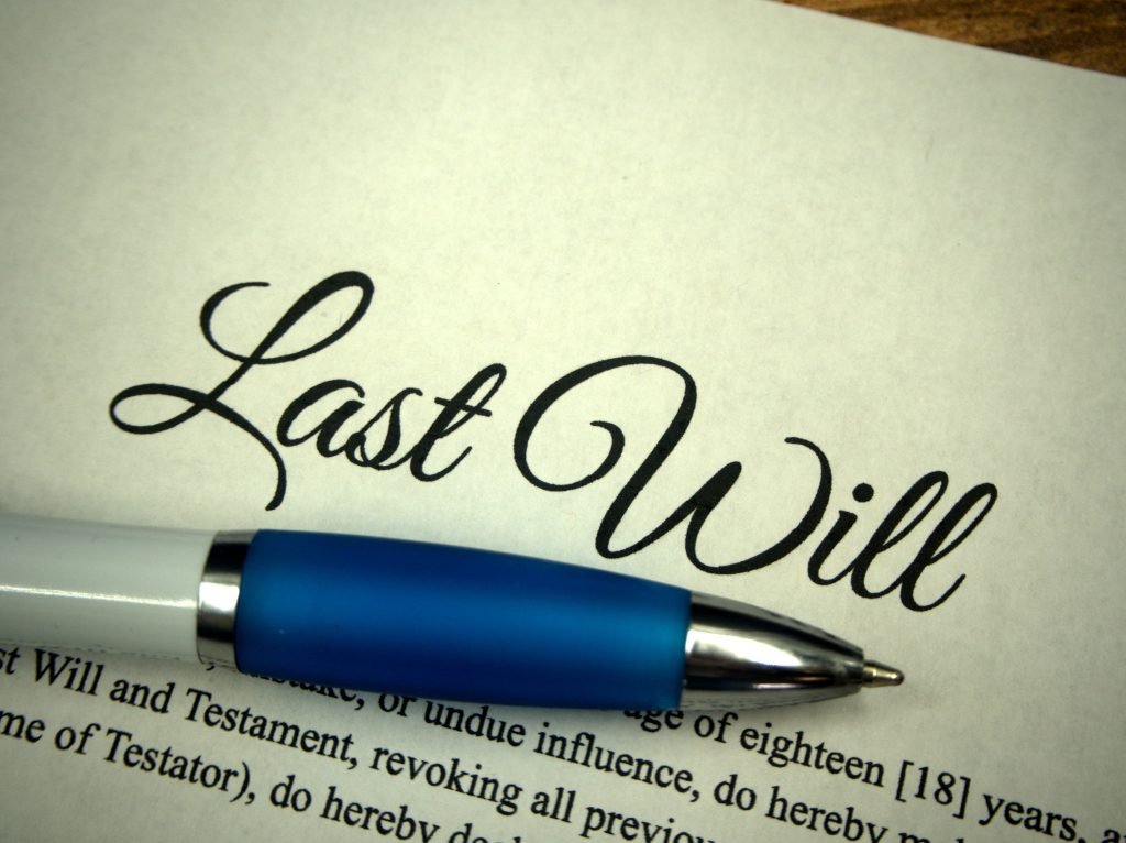Writing of Will
Close-up image showing the words 'Last Will' written on a piece of paper with the beginning of a will visible, and a pen lying on the paper.
 
This image was created under the Creative Commons Attribution licence, so you may use it as long as we are credited with ownership of the original image by means of a link back to us at www.advokatsmart.no/