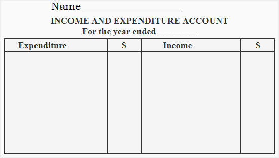 Use these two columns to record all your income and the expenses for the past one year. Source: Finance Strategists